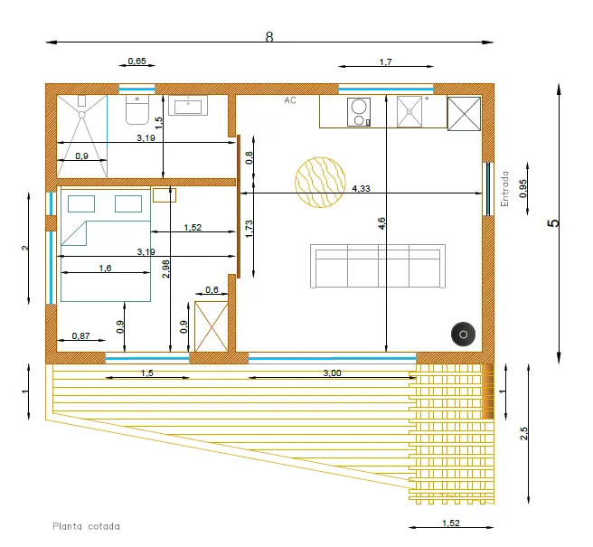 Casa de Madeira T1